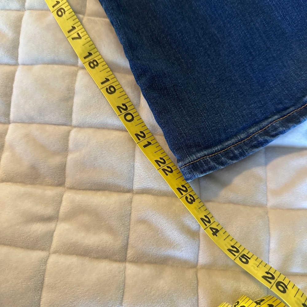 Madewell Cali Demi Boot Blue Denim Jeans 33P - Picture 3 of 5
